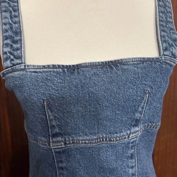 Reformation Denim Mini Dress - Picture 2 of 5